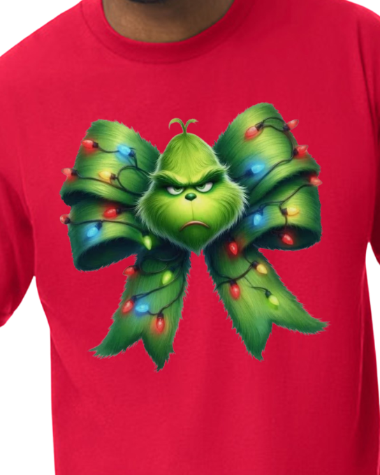 Grinch Bow T-shirt