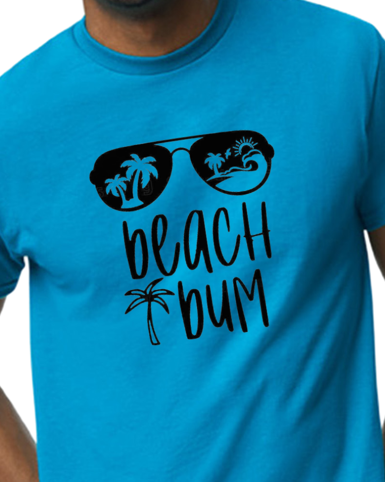 Beach Bum T-shirt - 50/50 Blend
