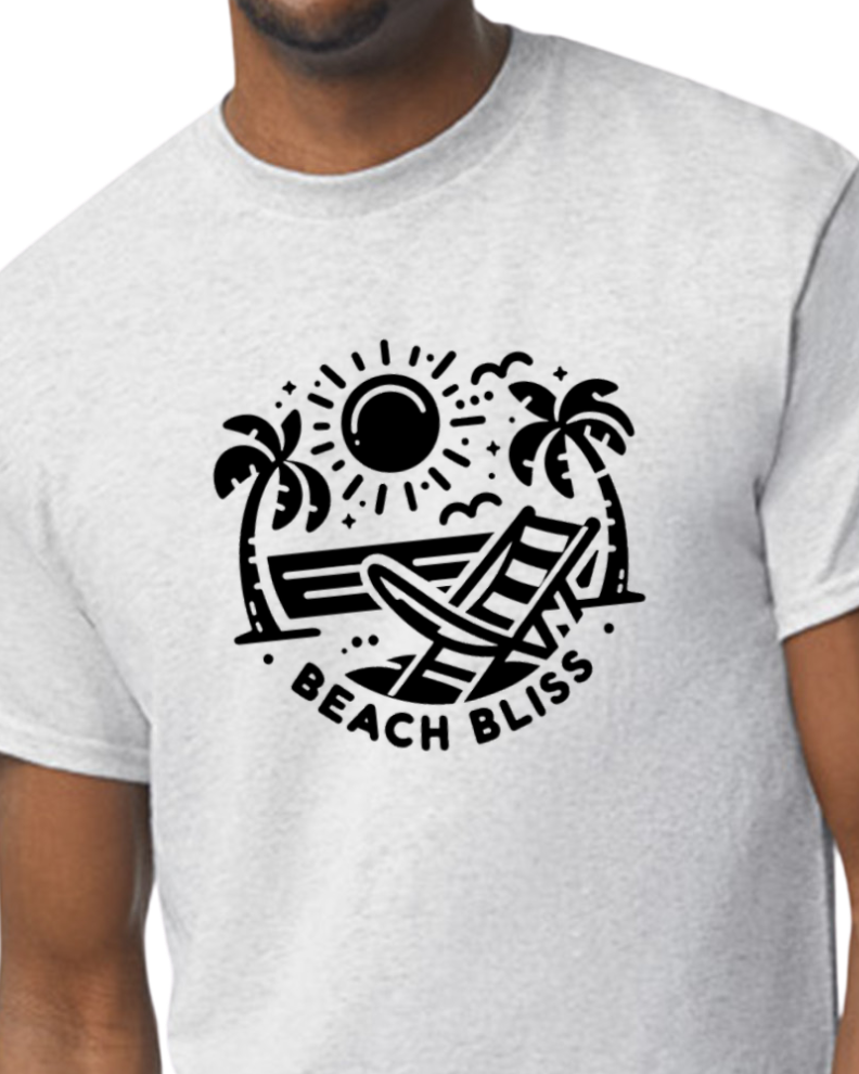Beach Bliss T-shirt - Bright vibrant colors - cotton/poly
