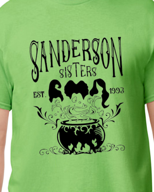 Sanderson Sisters - Lime Green - 50/50 blend - unisex