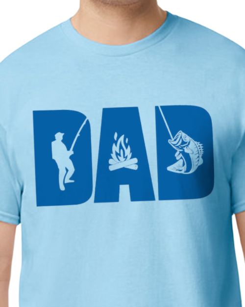 DAD - perfect gift for any time of year - Blue - 50/50 Blend