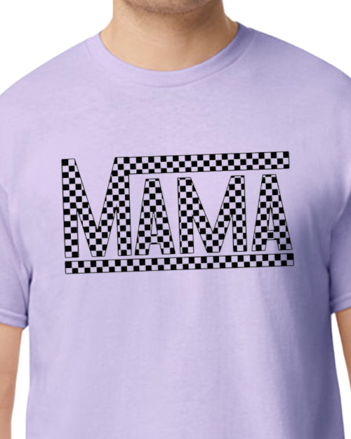 Mama - Checkered design - 50/50 Blend