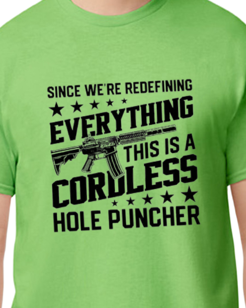 Cordless Holepuncher second amendment design