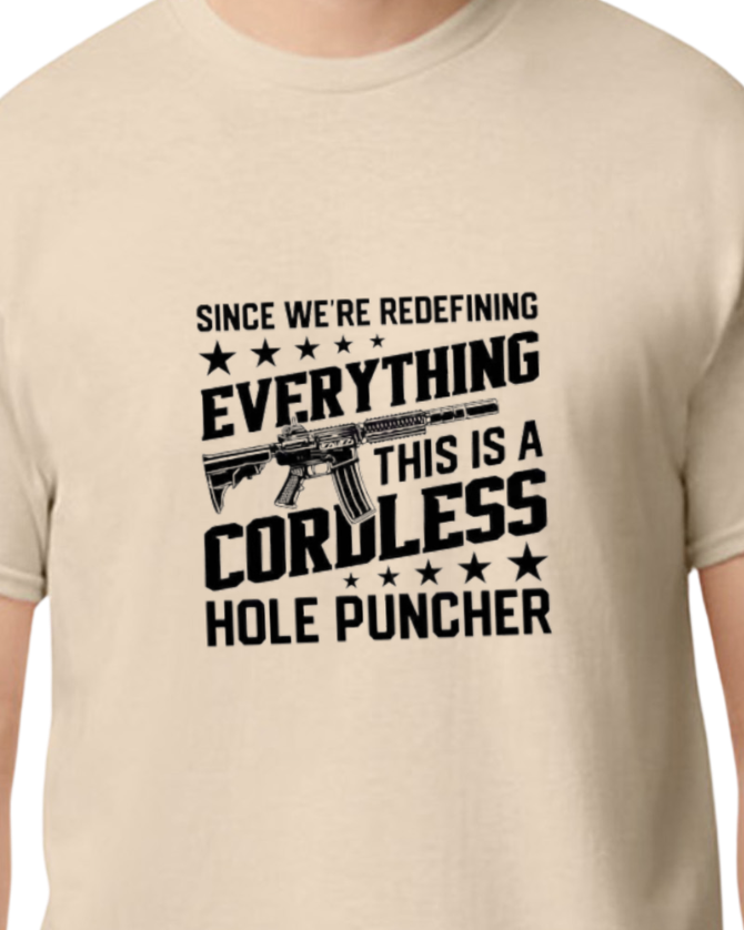 Cordless Holepuncher second amendment design