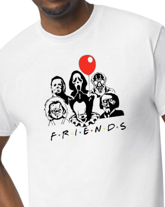 FRIENDS - classic horror character T-shirt