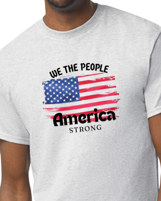 America Strong T-shirt - cotton/poly blend - Unisex