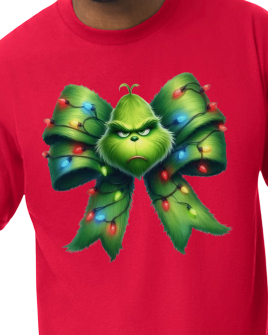 Grinch Bow T-shirt