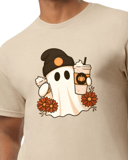 Fall Ghost with Coffee