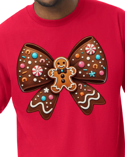 Gingerbread Bow T-shirt