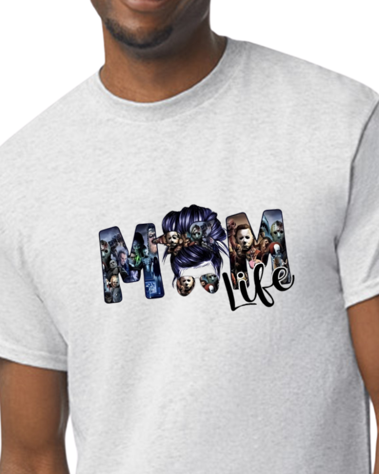 Horror Mom Life T-shirt - 50/50 Blend