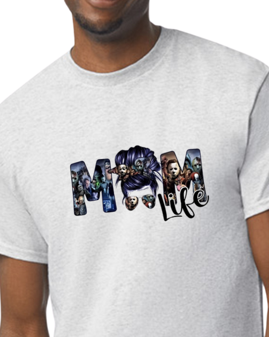 Horror Mom Life T-shirt - 50/50 Blend