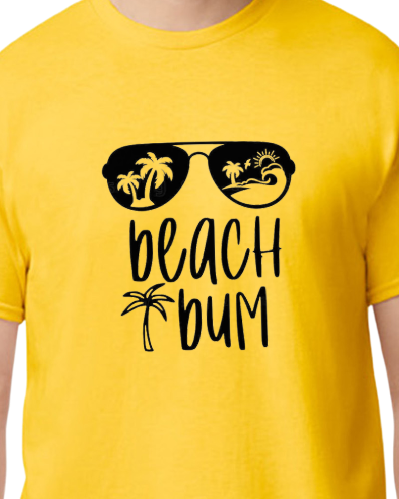 Beach Bum T-shirt - 50/50 Blend
