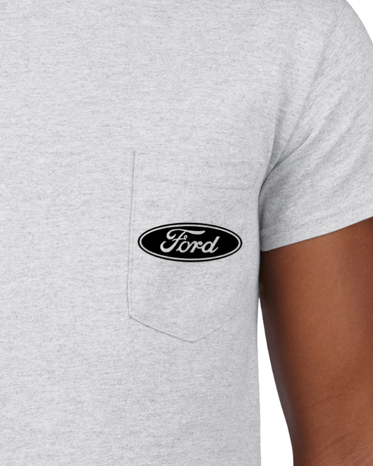 Black Ford logo pocket t-shirt