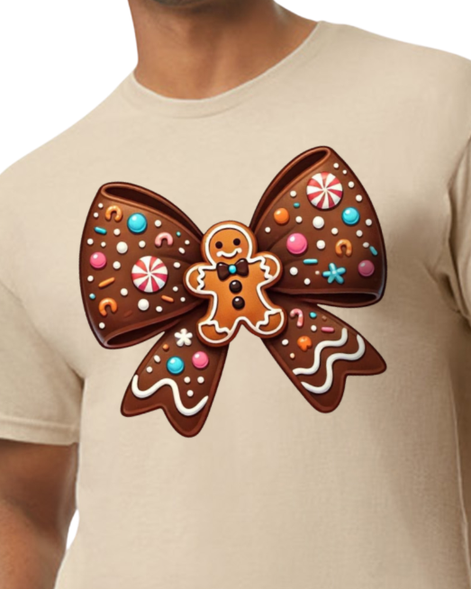 Gingerbread Bow T-shirt