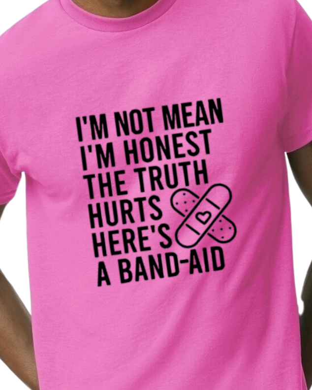 Im not mean t-shirt - sarcastic - cotton/poly blend - unisex