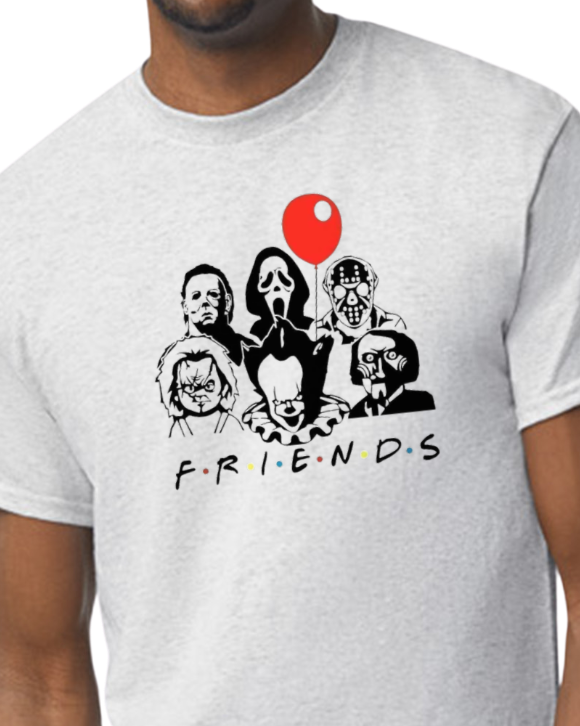 FRIENDS - classic horror character T-shirt