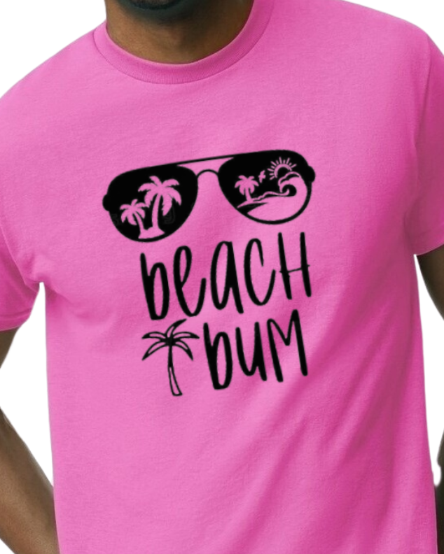 Beach Bum T-shirt - 50/50 Blend