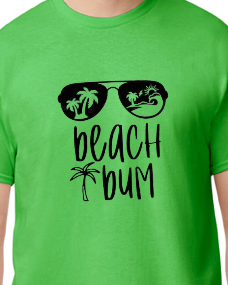 Beach Bum T-shirt - 50/50 Blend