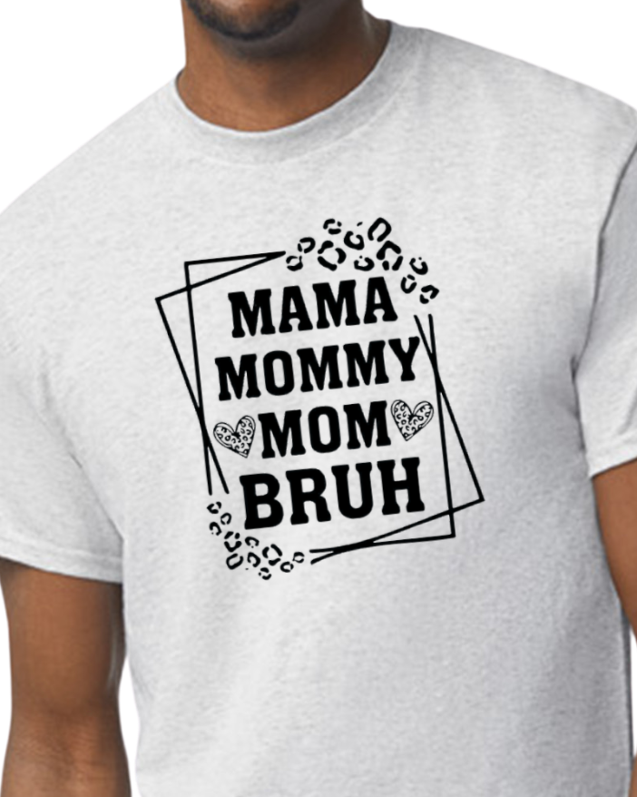 Mommy Mama Mom Bruh T-shirt - cotton/poly