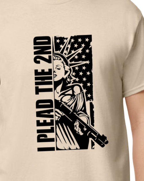 I plead the 2nd - Sand - 50/50 Blend - Unisex