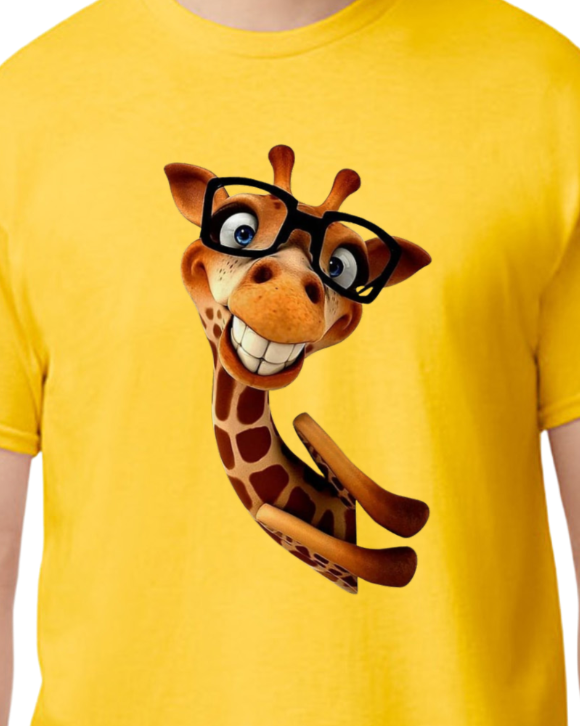 Funny Giraffe - 50/50 blend - Unisex