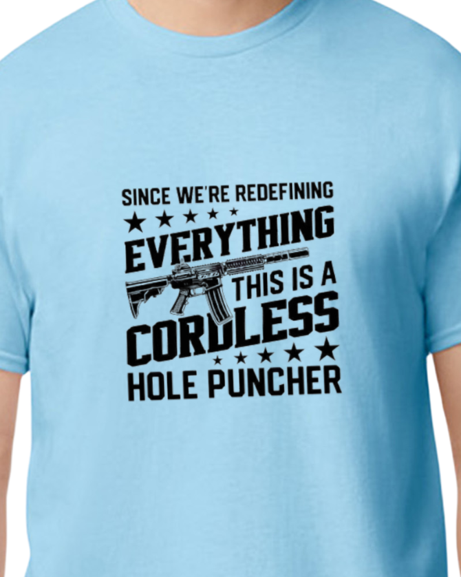 Cordless Holepuncher second amendment design
